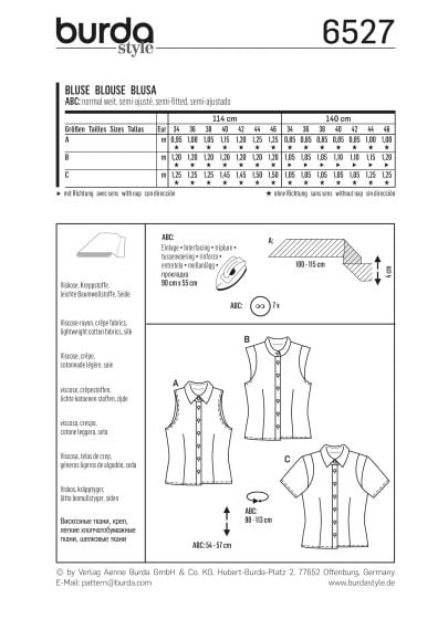 Blouses n°6527