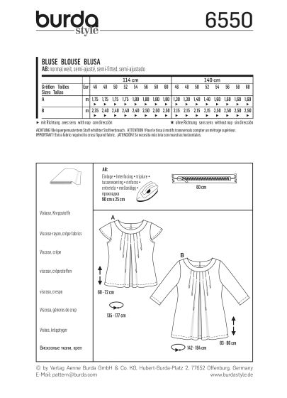 Blouses n°6550