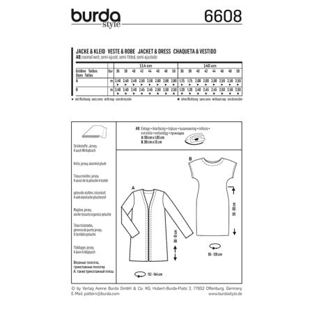Veste & Robe n°6608
