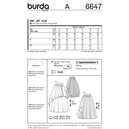 Jupe n°6647