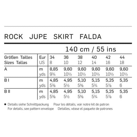 Jupe n°6647