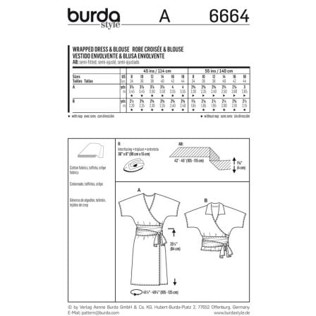 Robe Croisée & Blouse Croisée n°6664