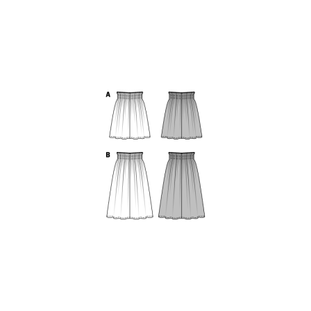 Jupe à quatre pans n°6698