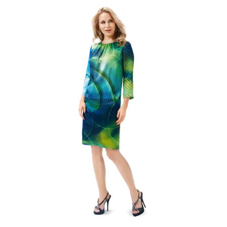Robe encolure arrondie n°6706