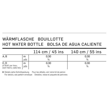 Housses de bouillote avec décor n°6728