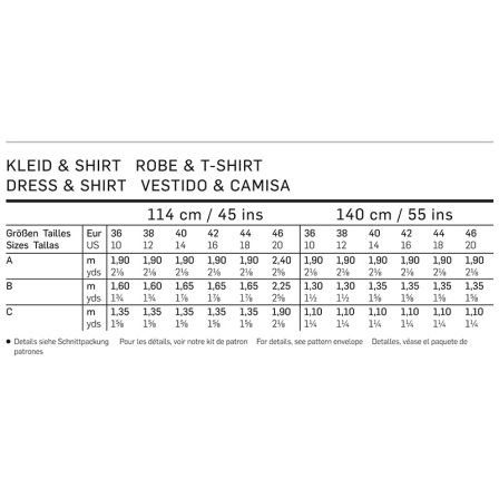 Tee-shirt robe n°6729