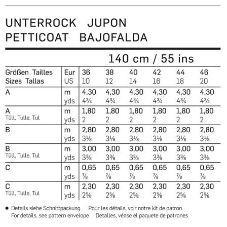 Jupe à étages n°6739