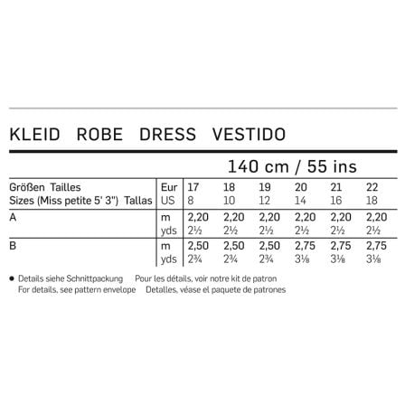 Robe couture de découpe n°6744