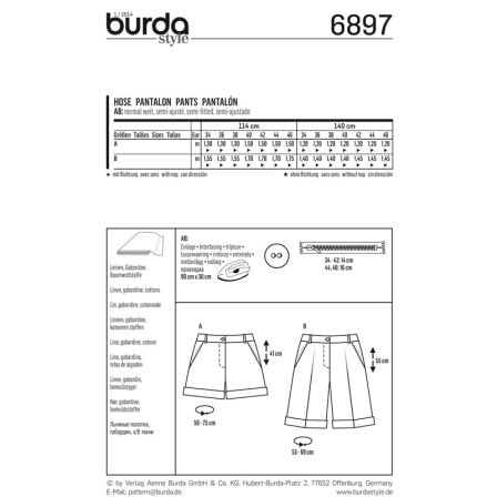 Bermuda & short n°6897
