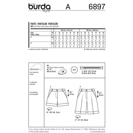 Bermuda & short n°6897