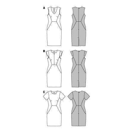 Robe ajustée n°6916