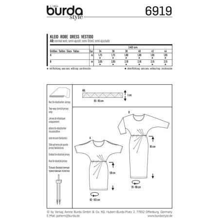 Robe semi-ajustée n°6919