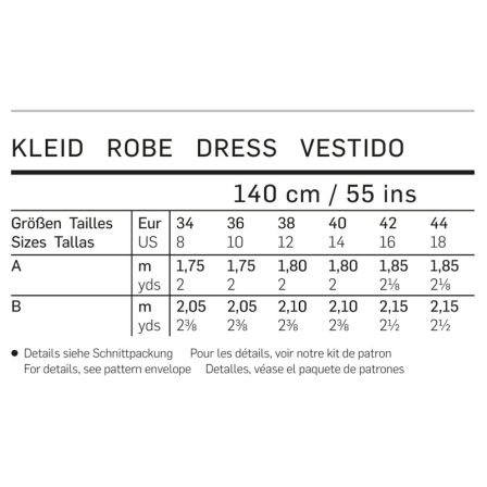 Robe semi-ajustée n°6919