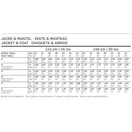 Veste & manteau n°6921