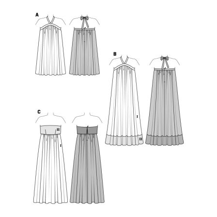Robe ample n°6929
