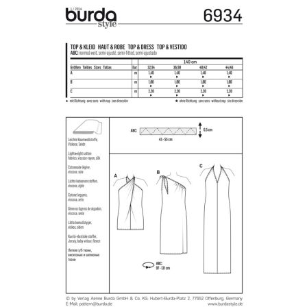 Haut et robe n°6934