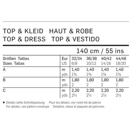 Haut et robe n°6934