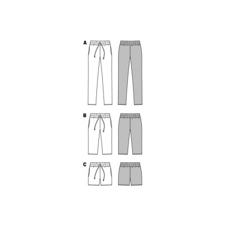 Pantalon semi-ajusté n°6938