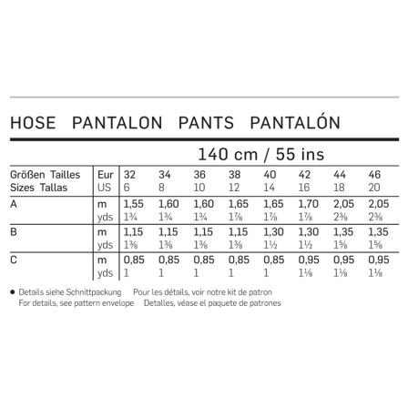 Pantalon semi-ajusté n°6938