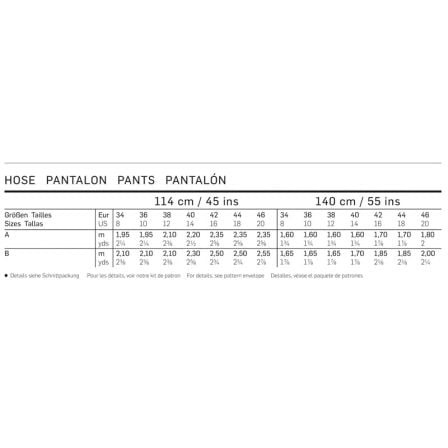 Pantalon carotte n°6981