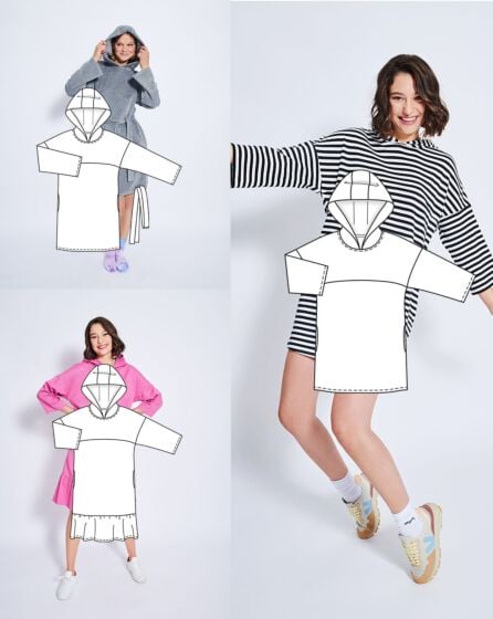 Robes en jersey n° 2 | Burda Easy n°1  Jan-Fév/2023