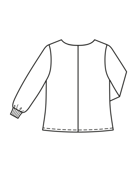 Blouses en popeline n° 4 | Burda Easy n°1  Jan-Fév/2023