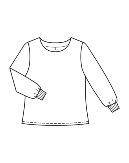 Blouses en popeline n° 4 | Burda Easy n°1  Jan-Fév/2023