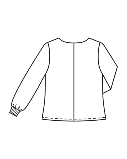 Blouses en popeline n° 4 | Burda Easy n°1  Jan-Fév/2023