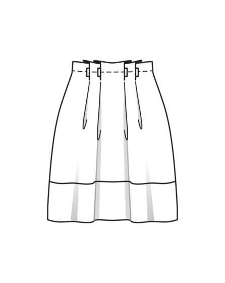 Jupe en lin n°122 | Burda Style 02/23