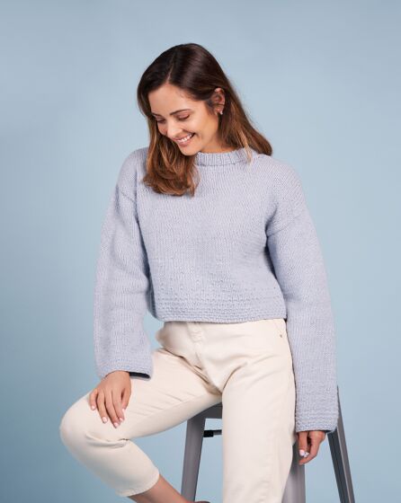 Pullover en point en relief #28 | Burda Mailles n°20 - 2023