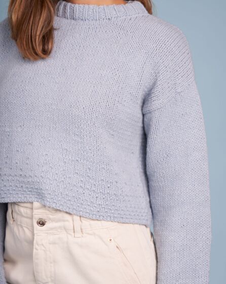 Pullover en point en relief #28 | Burda Mailles n°20 - 2023