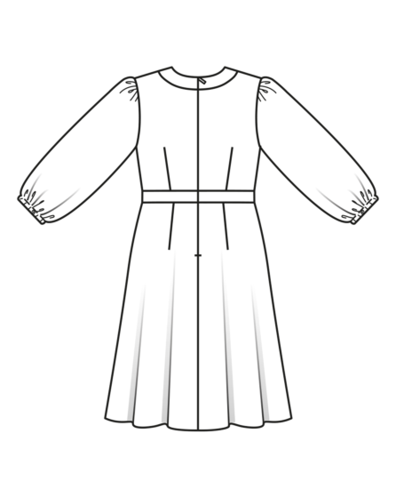 Robe mi-longue en viscose n°101 | Burda Style 03/23