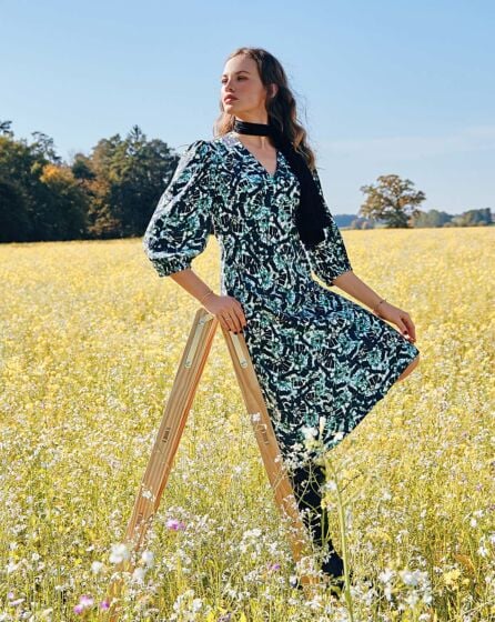 Robe mi-longue en viscose n°101 | Burda Style 03/23