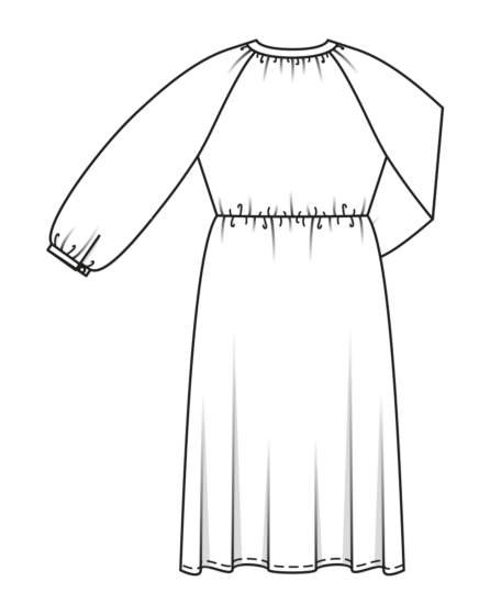 Robe en viscose n°103 | Burda Style 03/23