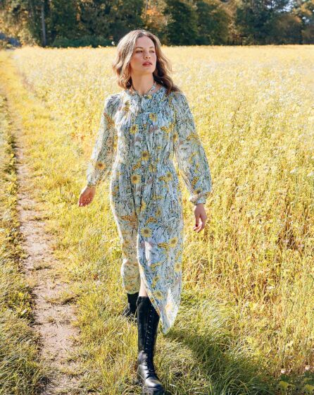 Robe en viscose n°103 | Burda Style 03/23
