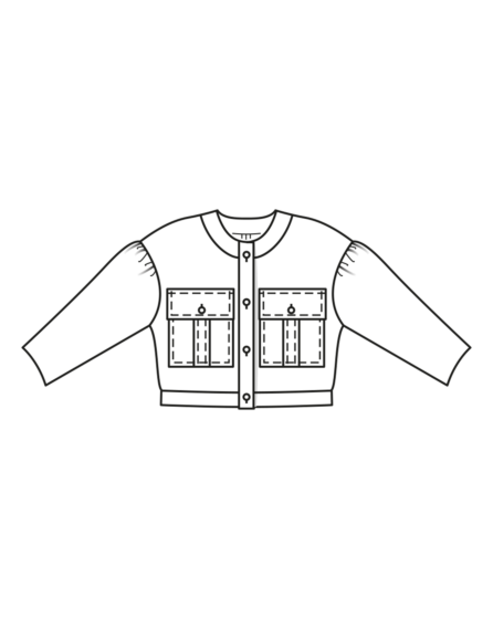 Veste en tissu bouclette n°109 | Burda Style 03/23