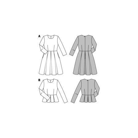 Robe - Buste ajusté n°7034