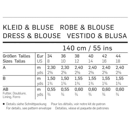 Robe - Buste ajusté n°7034