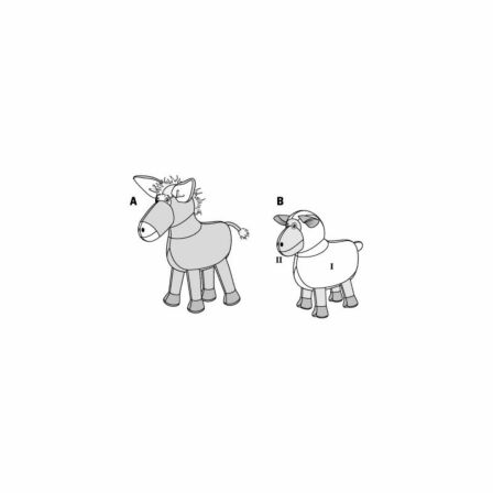 Ane & agneau n°7038