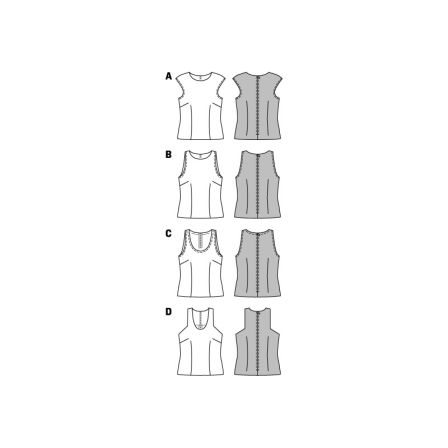 tops chics n°7051