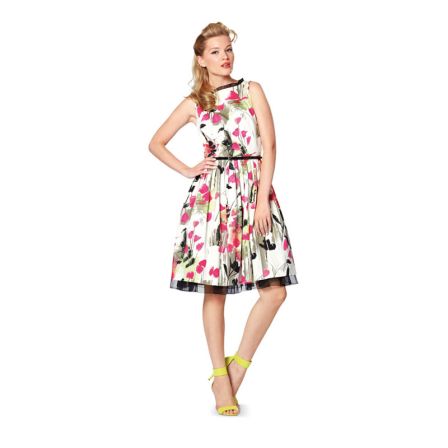 robe rétro n°7054