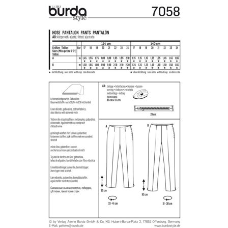 Pantalon étroit n°7058