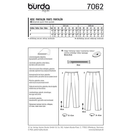 Pantalon étroit n°7062