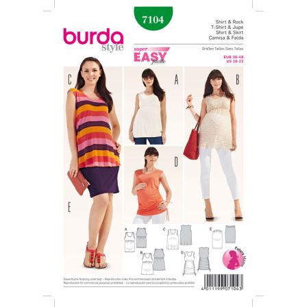T shirt et jupe n°7104