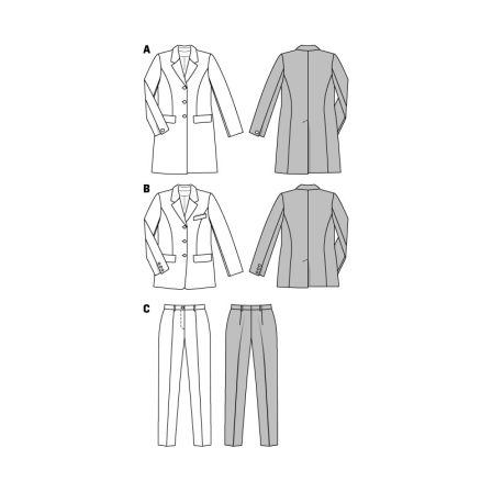 Ensemble pantalon n°7134