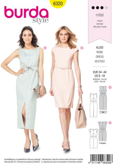 Robe étui n°6320