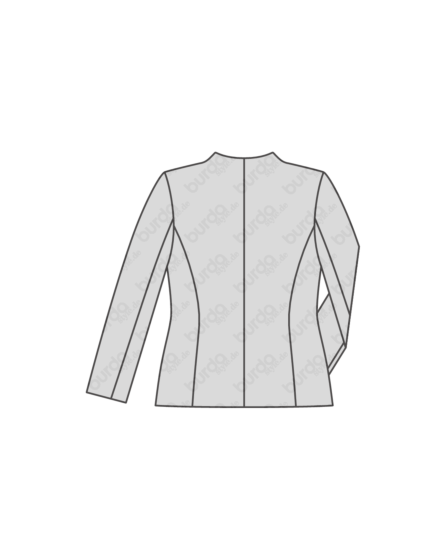 Veste col V n°6258