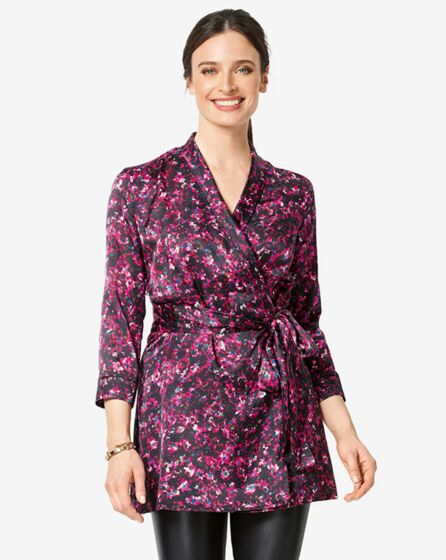 Blouse cache-cœur n°6285