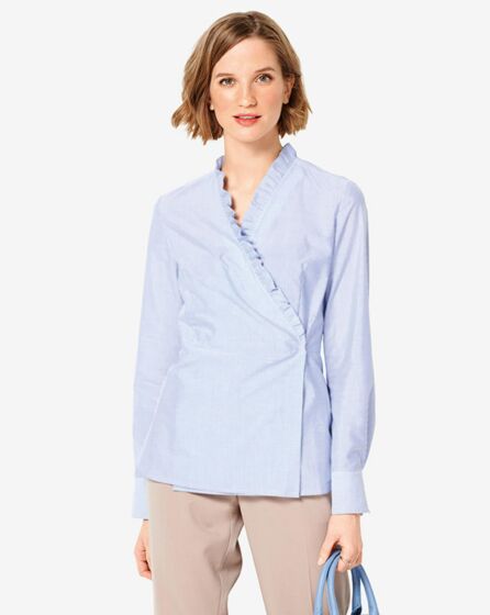 Blouse cache-cœur n°6285