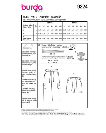 Pantalon n°9224 Printemps/Été 2024